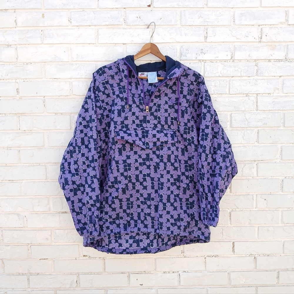 Vintage 90s Nike Windbreaker Jacket Pullover Nylon